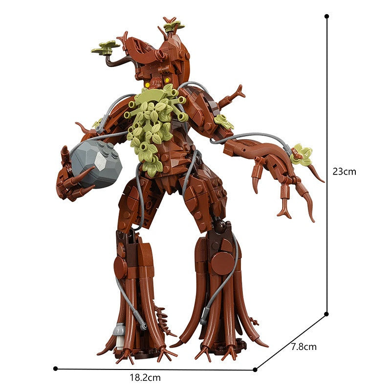 Ancient Forest Guardian MOC Building Kit | Fantasy Tree Creature - 4
