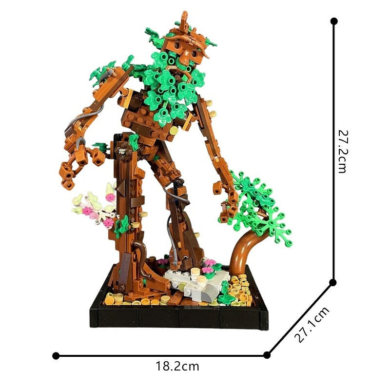 Ancient Forest Shepherd Tree MOC Fantasy Guardian Building Kit - 3