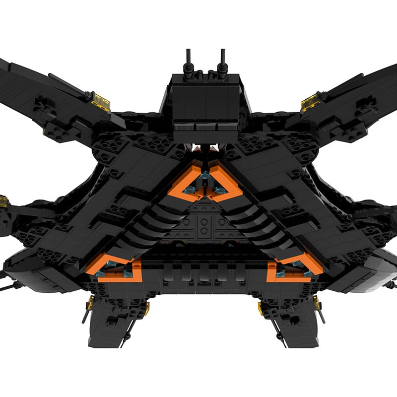Ancient God Dark Galactic Mothership Capital Ship Building Kit | LEGO-Compatible MOC - 3