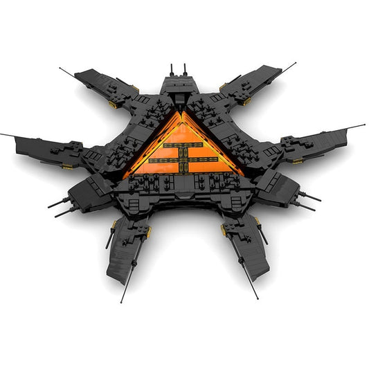 Ancient God Galactic Mothership MOC Capital Ship Building Kit - 1