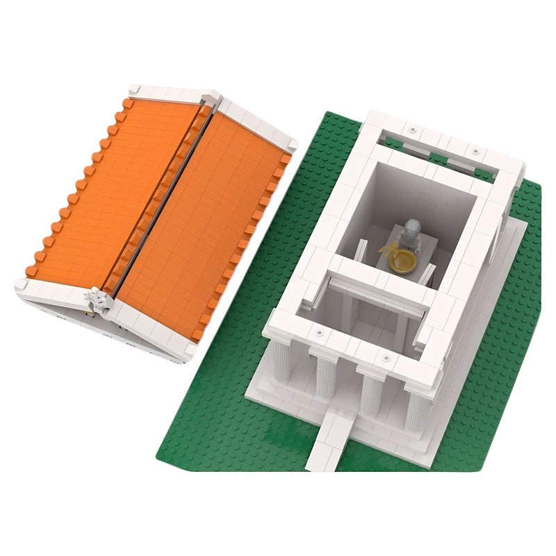Ancient Greek Temple of Poseidon MOC Building Kit - 3