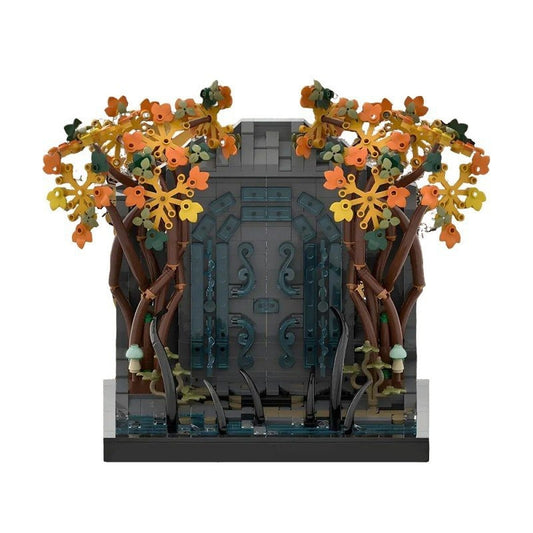 Ancient Mountain Gate Fantasy Portal MOC Building Kit - 1