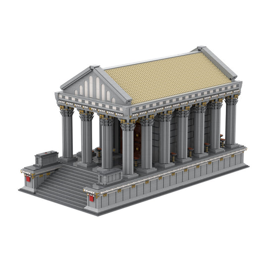 Ancient Roman Temple MOC Building Kit | LEGO-Compatible MOC - 1