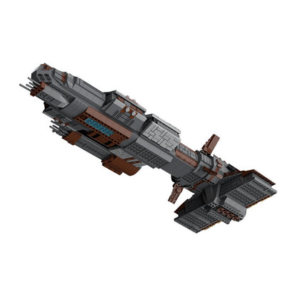 Ancient Space Capital Battleship Building Kit | LEGO-Compatible MOC - 3