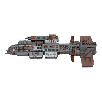 Ancient Space Capital Battleship Building Kit | LEGO-Compatible MOC - 4
