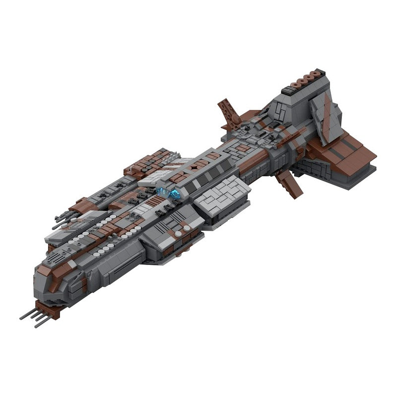 Ancient Space Capital Battleship Building Kit | LEGO-Compatible MOC - 5