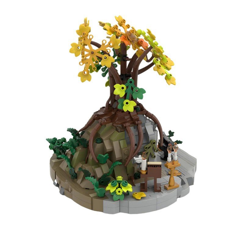Ancient Sword Reforging Forge Scene MOC Kit | LEGO-Compatible Fantasy Build - 2