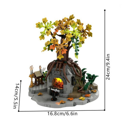 Ancient Sword Reforging Forge Scene MOC Kit | LEGO-Compatible Fantasy Build - 4