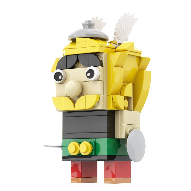 Ancient Warrior Duo Cube Characters MOC Building Kit - 3