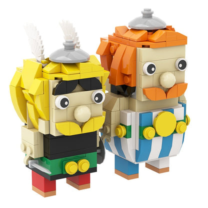 Ancient Warrior Duo Cube Characters MOC Building Kit - 5