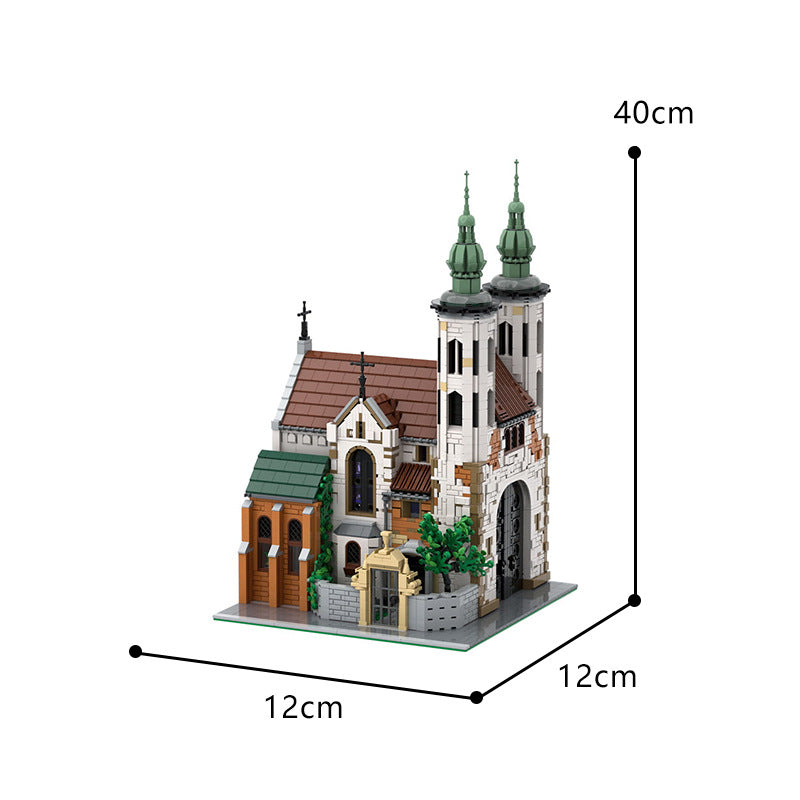 Andrew's Church in Cracow Building Kit | LEGO-Compatible MOC - 6