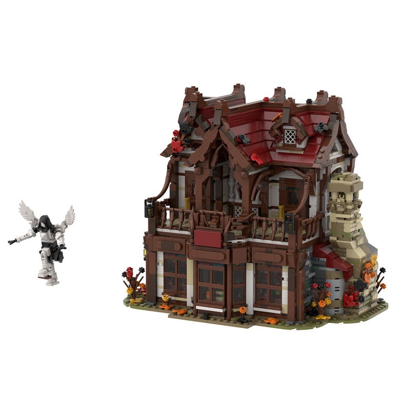 Andwraith's Bakery MOC Building Kit | Fantasy Bakery Architecture Model - 3