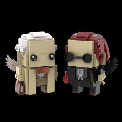 Angel and Demon Pair BrickHeadz MOC Building Kit 2