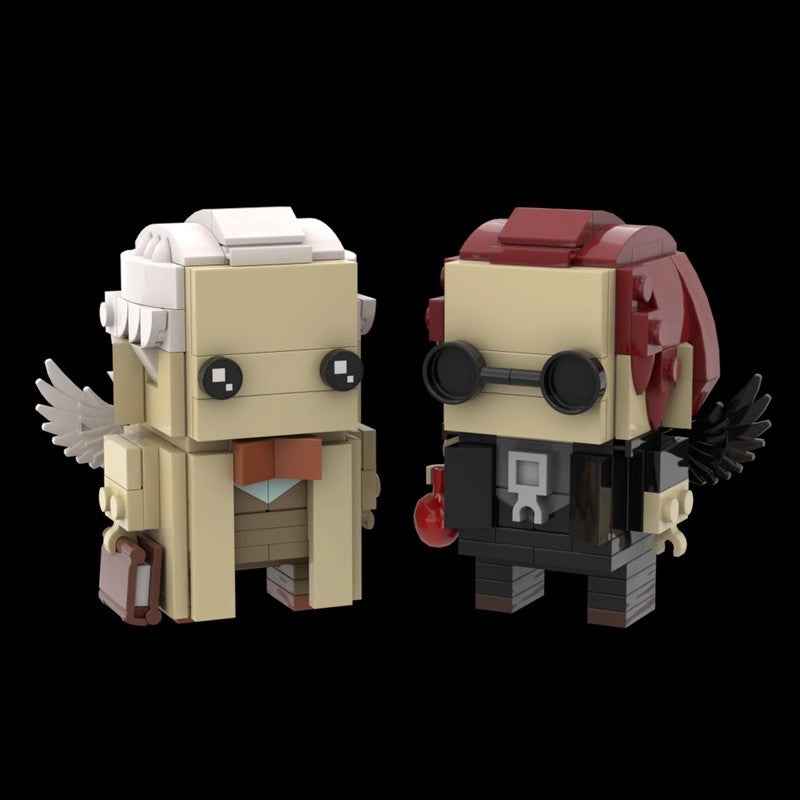 Angel and Demon Pair BrickHeadz MOC Building Kit 3