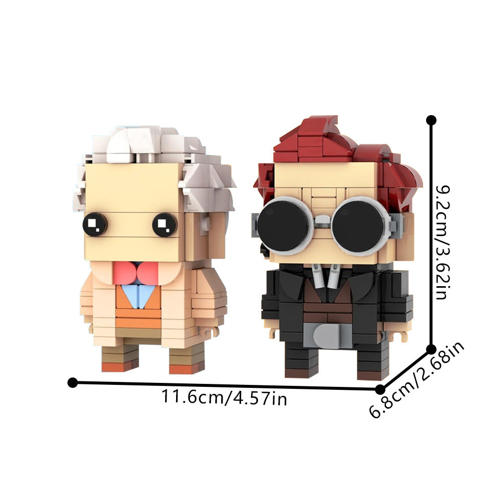 Angel and Demon Pair BrickHeadz MOC Building Kit 4