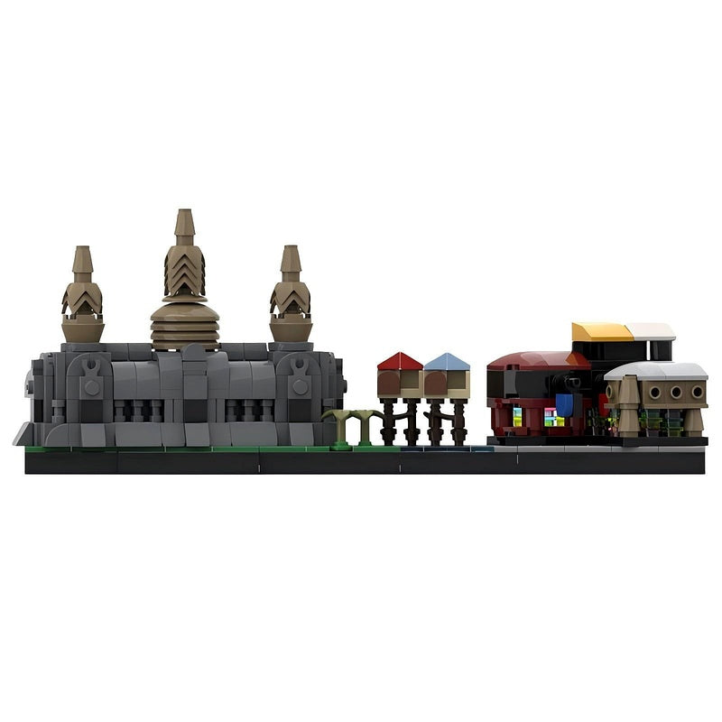 Angkor Wat Siem Reap Skyline Building Kit | LEGO-Compatible MOC - 1