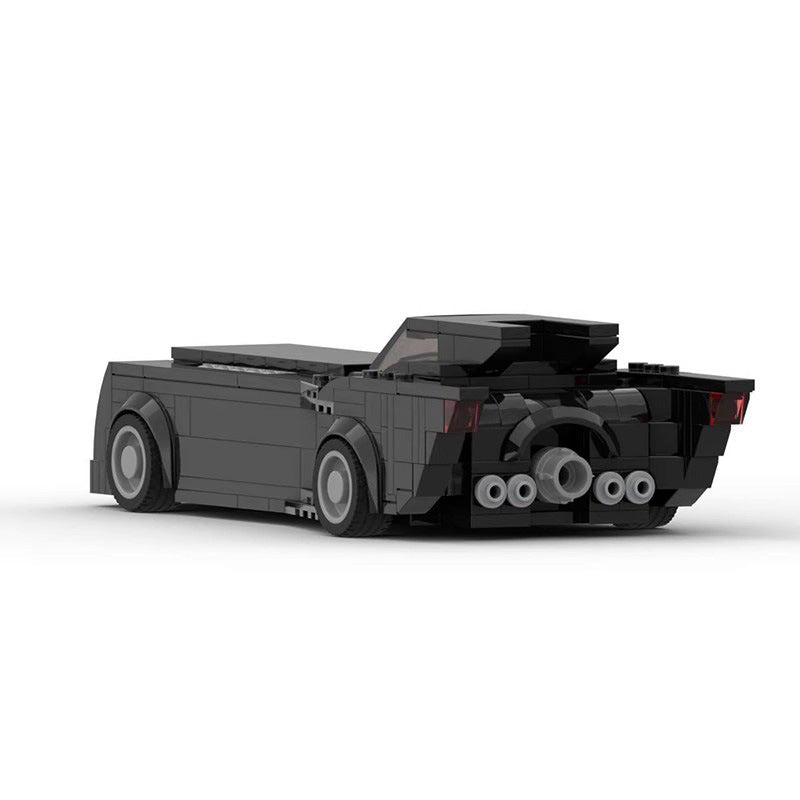 animated batmobile building set | moc-40089 - 2