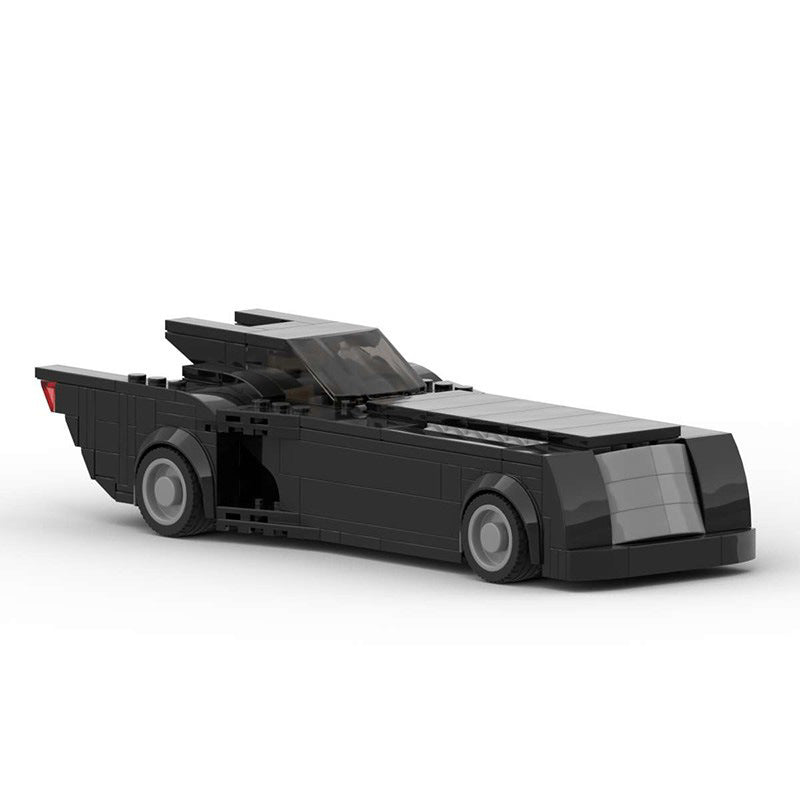 animated batmobile building set | moc-40089 - 4