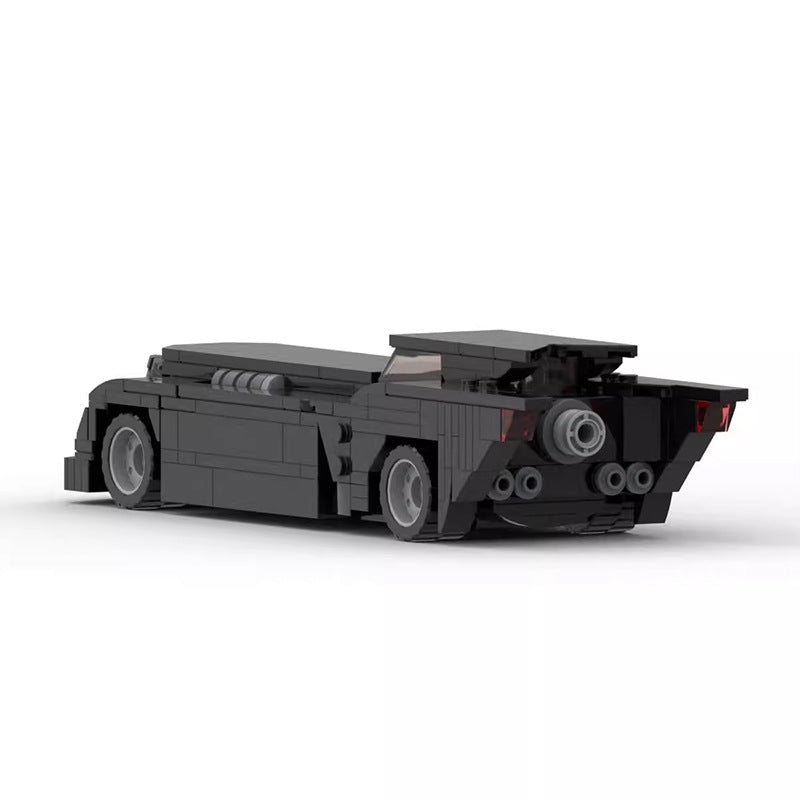 animated series batmobile building set | moc-93430 - 1