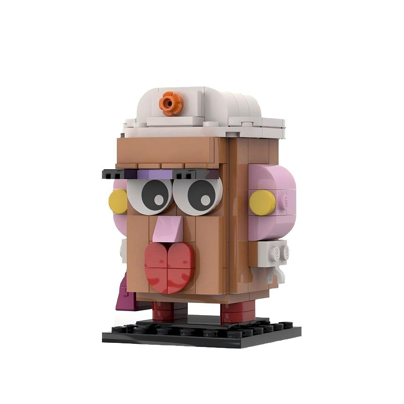 Animated Toy Universe Character BrickHeadz Building Kit | LEGO-Compatible MOC  - 25