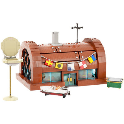Animated Undersea Burger Restaurant Building Kit | LEGO-Compatible MOC - 1