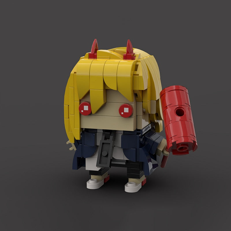 Anime Chainsaw Hero Squad BrickHeadz Building Kit | LEGO-Compatible MOC - 9