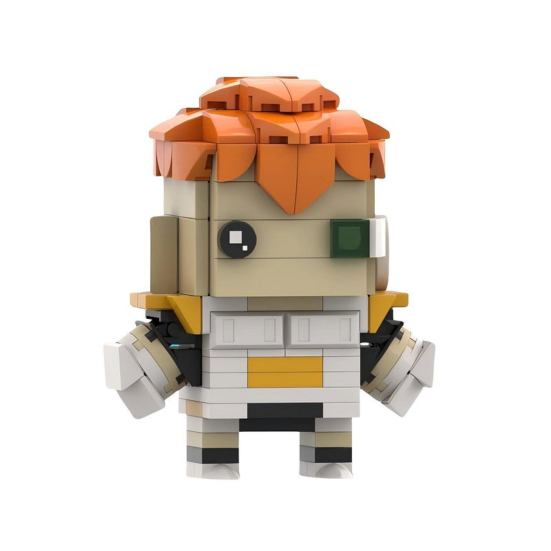 Anime Dragon Warrior BrickHeadz Building Kit | LEGO-Compatible MOC - 4