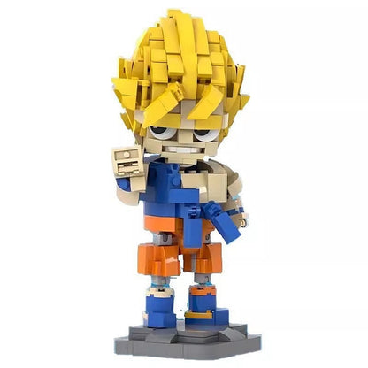 Anime Energy Warrior Transforming Hero MOC Figure Building Kit - 1