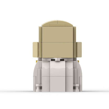 Anime Hero Bald Super Fighter BrickHeadz Building Kit | LEGO-Compatible MOC - 3