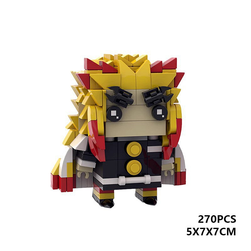 Anime Hero Slayer Squad Brickheadz Building Kit | LEGO-Compatible MOC - 31