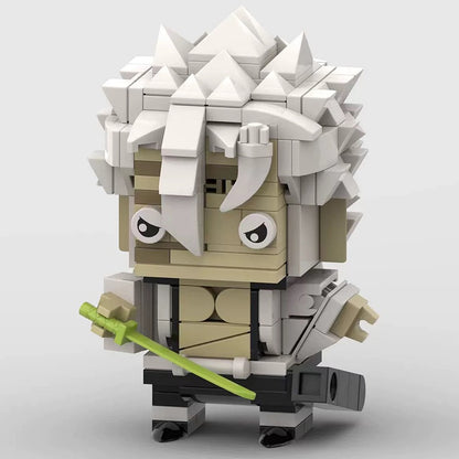 Anime Hero Slayer Squad Brickheadz Building Kit | LEGO-Compatible MOC - 7
