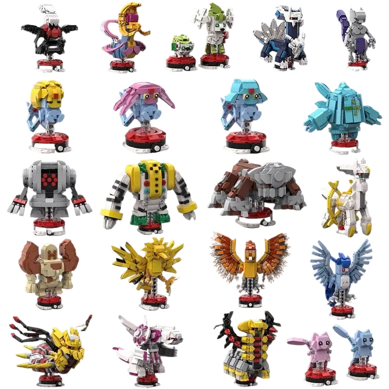 Anime Monster Character BrickHeadz Building Kit | LEGO-Compatible MOC - 1