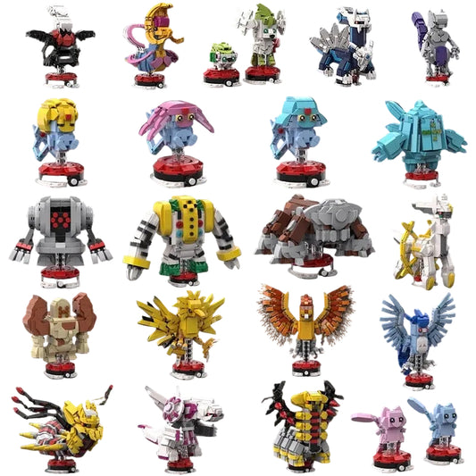 Anime Monster Character BrickHeadz Building Kit | LEGO-Compatible MOC - 1