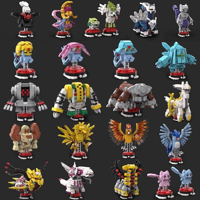 Anime Monster Character BrickHeadz Building Kit | LEGO-Compatible MOC - 23