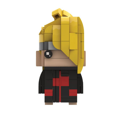 Anime Ninja Hero BrickHeadz Building Kit | LEGO-Compatible MOC - 10