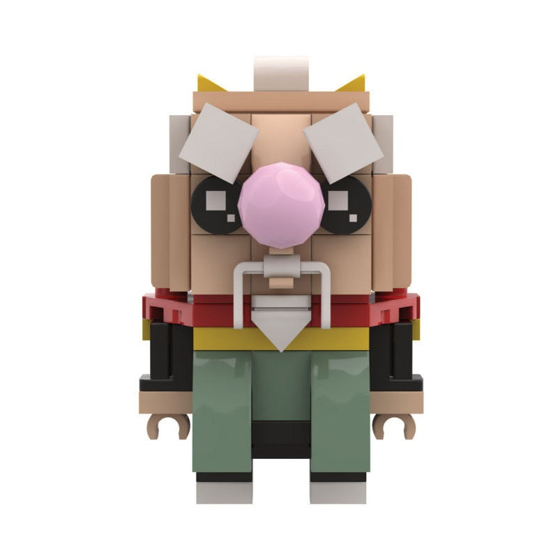 Anime Ninja Hero BrickHeadz Building Kit | LEGO-Compatible MOC - 10