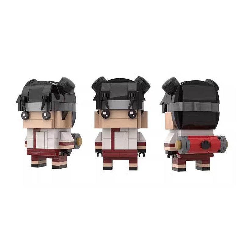 Anime Ninja Hero BrickHeadz Building Kit | LEGO-Compatible MOC - 16