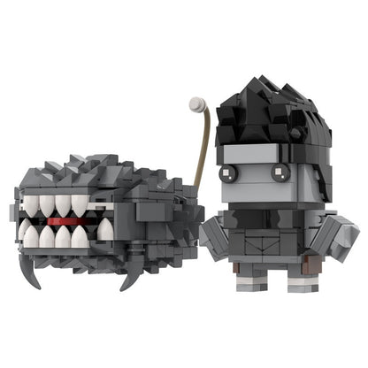Anime Ninja Hero BrickHeadz Building Kit | LEGO-Compatible MOC - 18