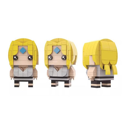 Anime Ninja Hero BrickHeadz Building Kit | LEGO-Compatible MOC - 19