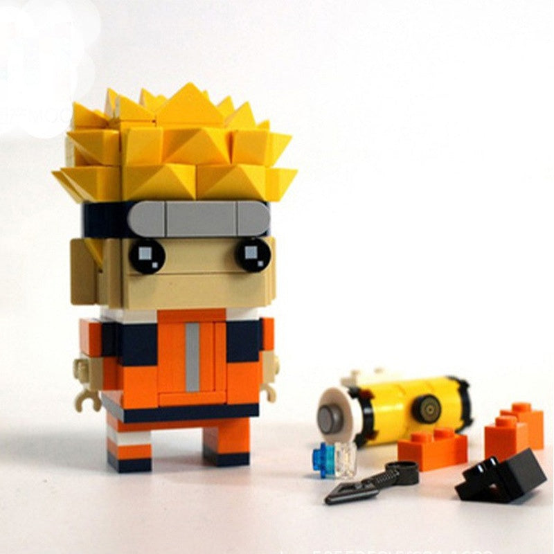 Anime Ninja Hero BrickHeadz Building Kit | LEGO-Compatible MOC - 1