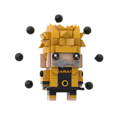 Anime Ninja Hero BrickHeadz Building Kit | LEGO-Compatible MOC - 24