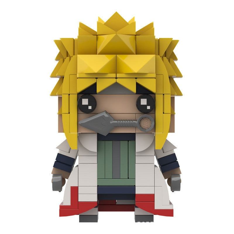 Anime Ninja Hero BrickHeadz Building Kit | LEGO-Compatible MOC - 24