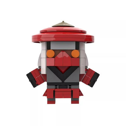 Anime Ninja Hero BrickHeadz Building Kit | LEGO-Compatible MOC - 2
