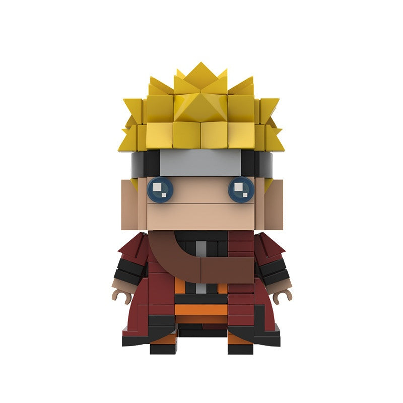 Anime Ninja Hero BrickHeadz Building Kit | LEGO-Compatible MOC - 2