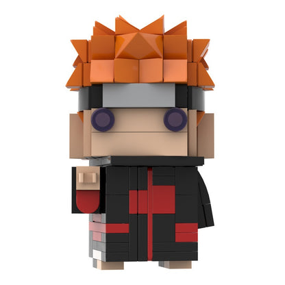 Anime Ninja Hero BrickHeadz Building Kit | LEGO-Compatible MOC - 33