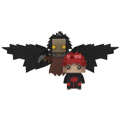 Anime Ninja Hero BrickHeadz Building Kit | LEGO-Compatible MOC - 4