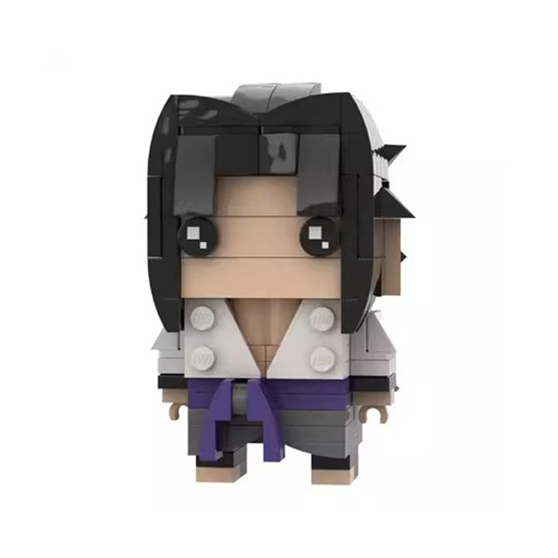 Anime Ninja Hero BrickHeadz Building Kit | LEGO-Compatible MOC - 8