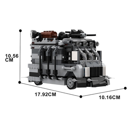 Anti Zombie Van MOC Building Kit | Armored Survival Vehicle Model - 6