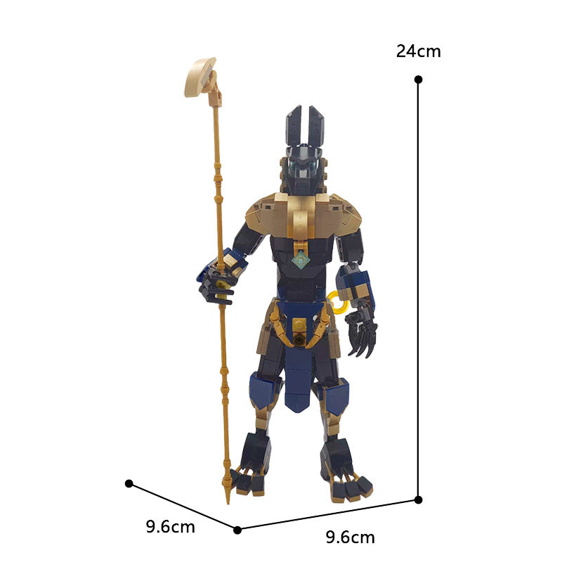 Anubis Building Kit | Lord of the Underworld | LEGO-Compatible MOC - 4