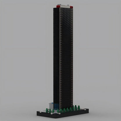 Aon Center LA Skyscraper MOC Building Kit | Micro Urban Skyline Model - 1